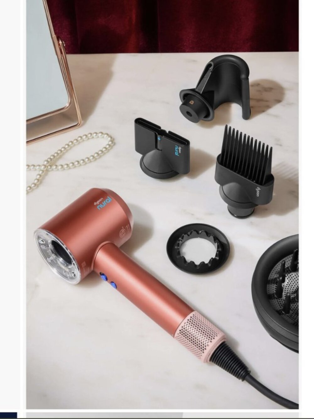Dyson Special Edition Supersonic Nural Hair Dryer in Strawberry Bronze